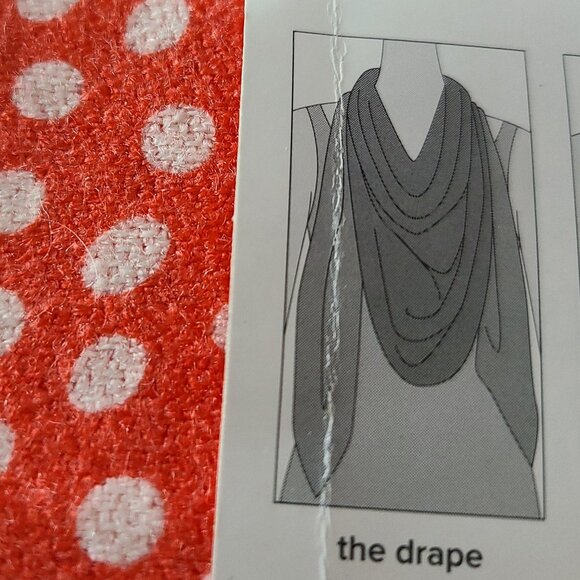 VERA BRADLEY REVERSIBLE SCARF IN CORAL MEADOW 72'' L X 20'' W - Picture 8 of 9